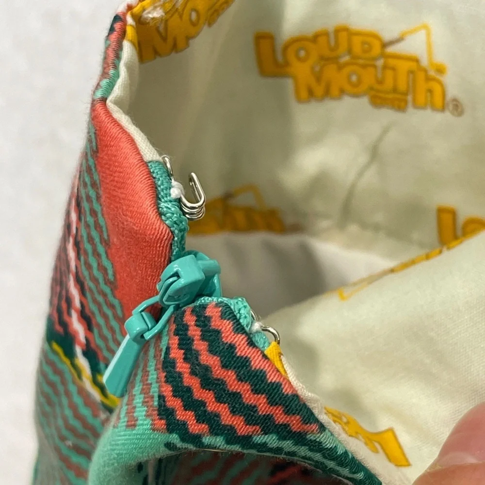Loudmouth Golf Skort Skirt Pebble Peach Plaid Size 16